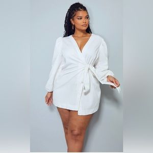 Plus wrap dress (never worn)